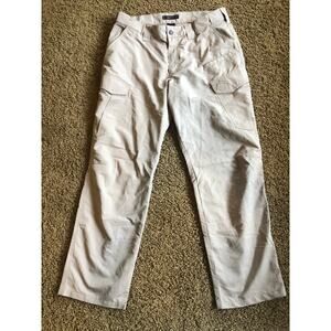 5.11 tactical law enforcement cargo khaki pants men's size 36x32